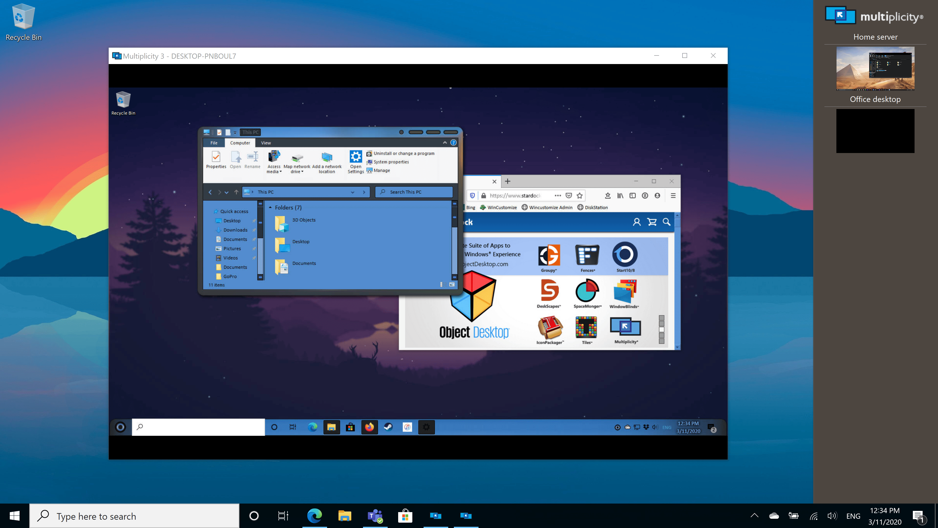 WindowBlinds 11 -Win 10 / 11 系统美化工具&Win键鼠共享工具 Multiplicity 3