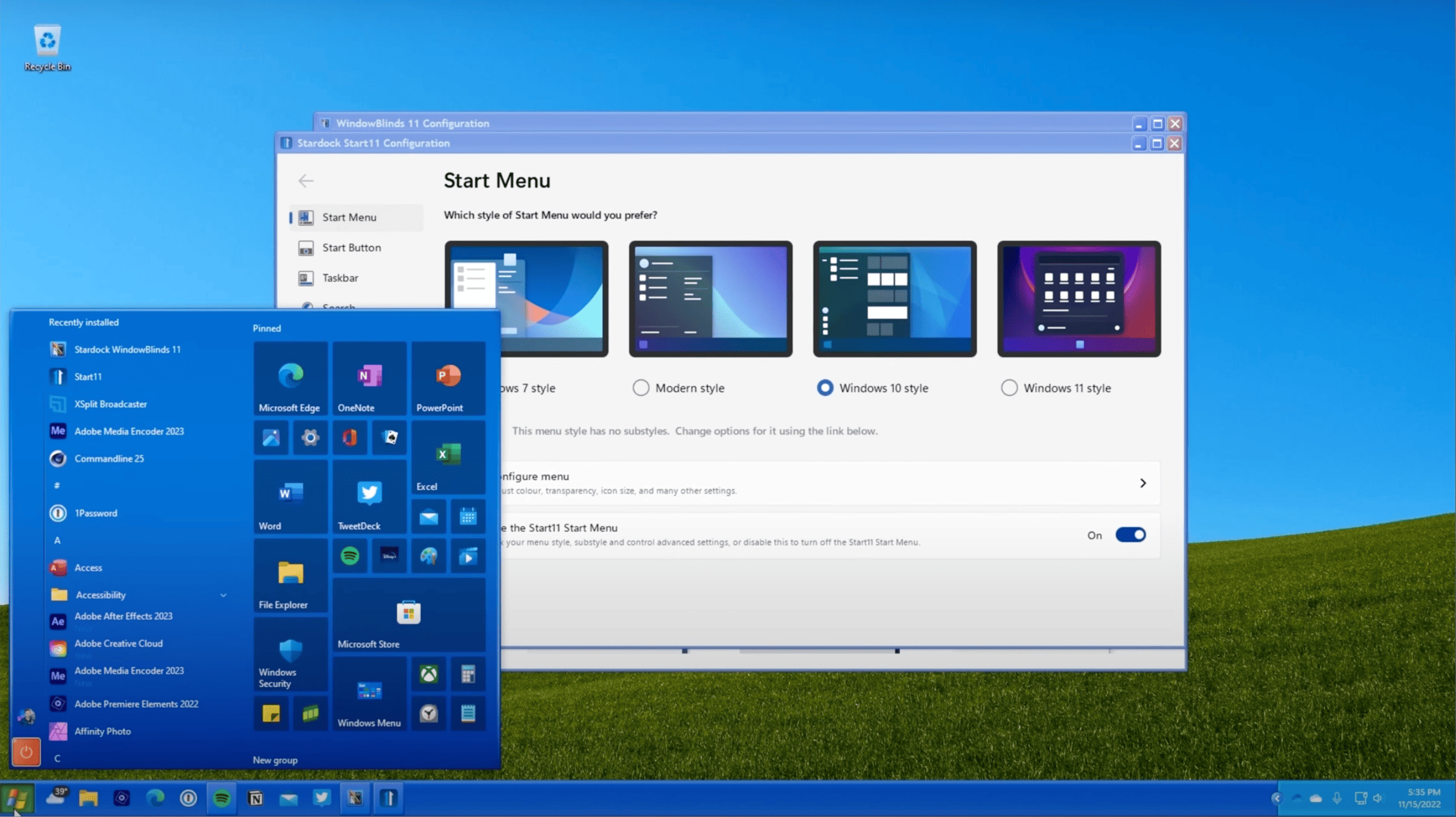 WindowBlinds 11 -Win 10 / 11 系统美化工具&Win键鼠共享工具 Multiplicity 3