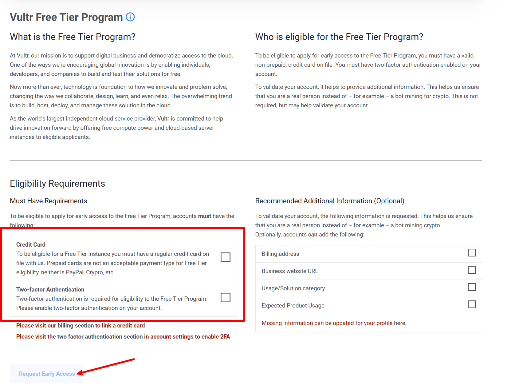 Vultr推出免费VPS