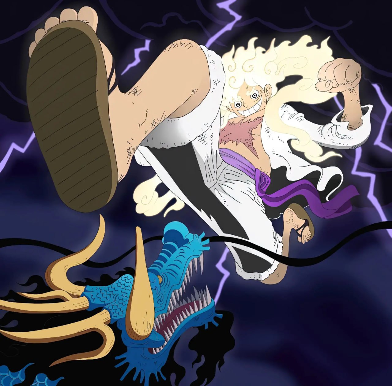 海贼王附剧场版【更1072】路飞尼卡形态大战斗！